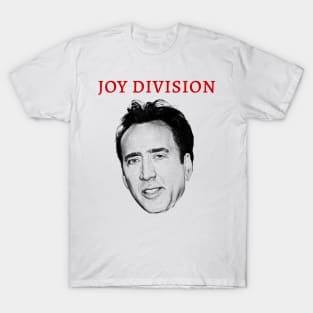 Joy Division Nic Cage Parody Meme T-Shirt